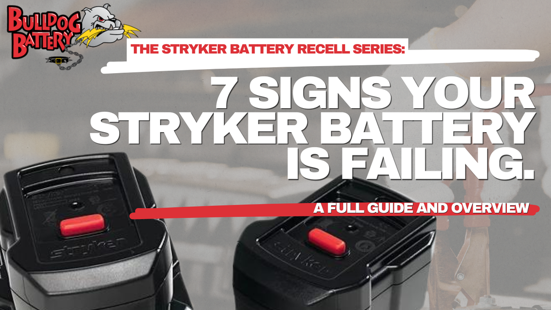 7 signs your Stryker SMRT Pak battery is failing: charger LED codes, runtime loss, and heat