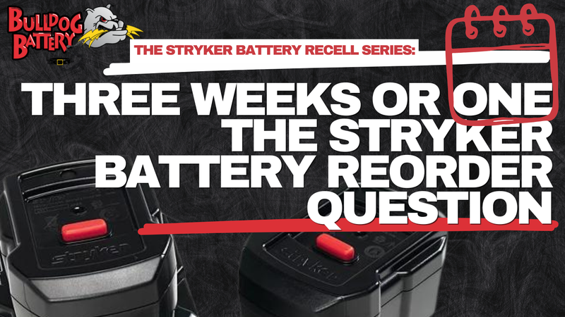 Cut Three Weeks Out of Your Stryker Battery Reorder Cycle