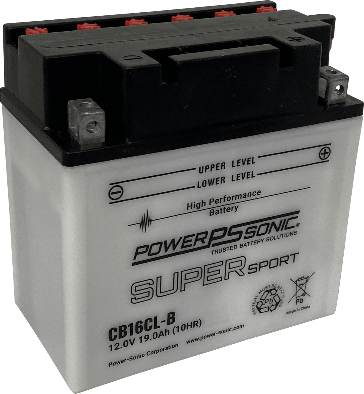 Motorcycle CB16CL-B 12V 240CCA 19Ah Flooded Lead Acid Powersports Battery