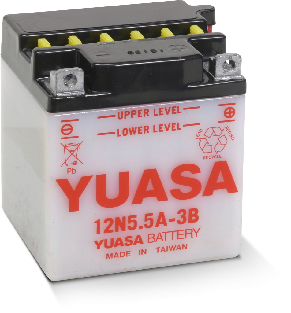 Motorcycle 12N5.5A-3B 12V 58CCA 5.5Ah Flooded Lead Acid Powersports Battery
