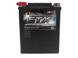 Deka ETX15 12V 220CCA 14AH AGM Powersports Battery, USA Made