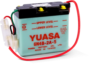 Motorcycle 6N4B-2A-5 6V N/A 4AH Flooded Lead Acid Powersports Battery
