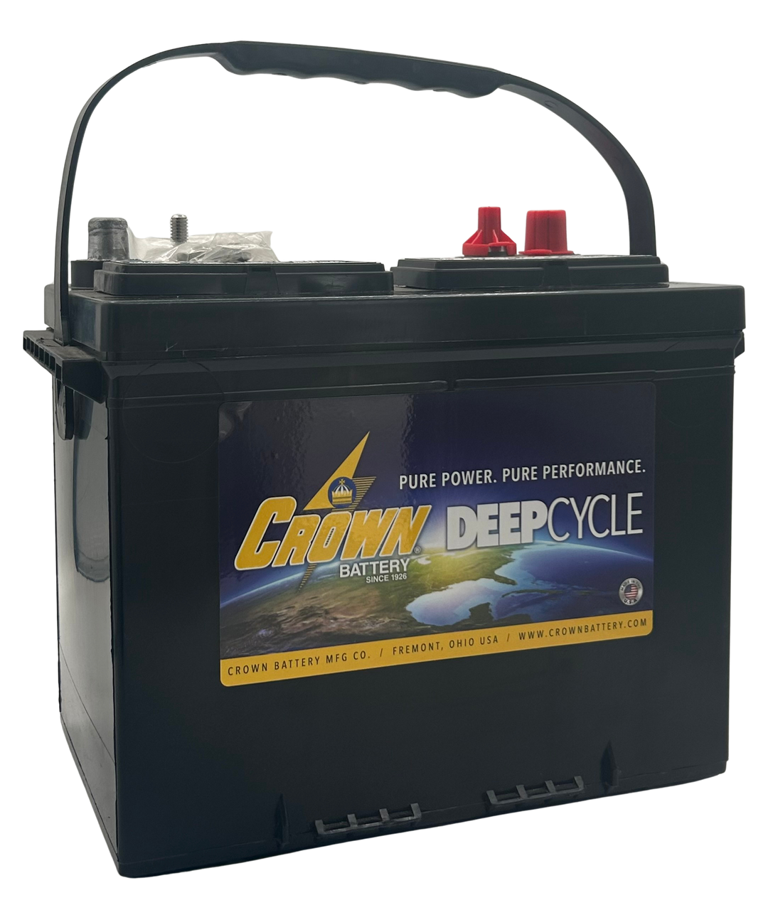 Crown 24T-36 12V 90Ah Flooded Lead Acid Deep Cycle Battery - Group 24, Commercial