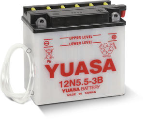 Motorcycle 12N5.5-3B 12V 5.5Ah Flooded Powersports Battery