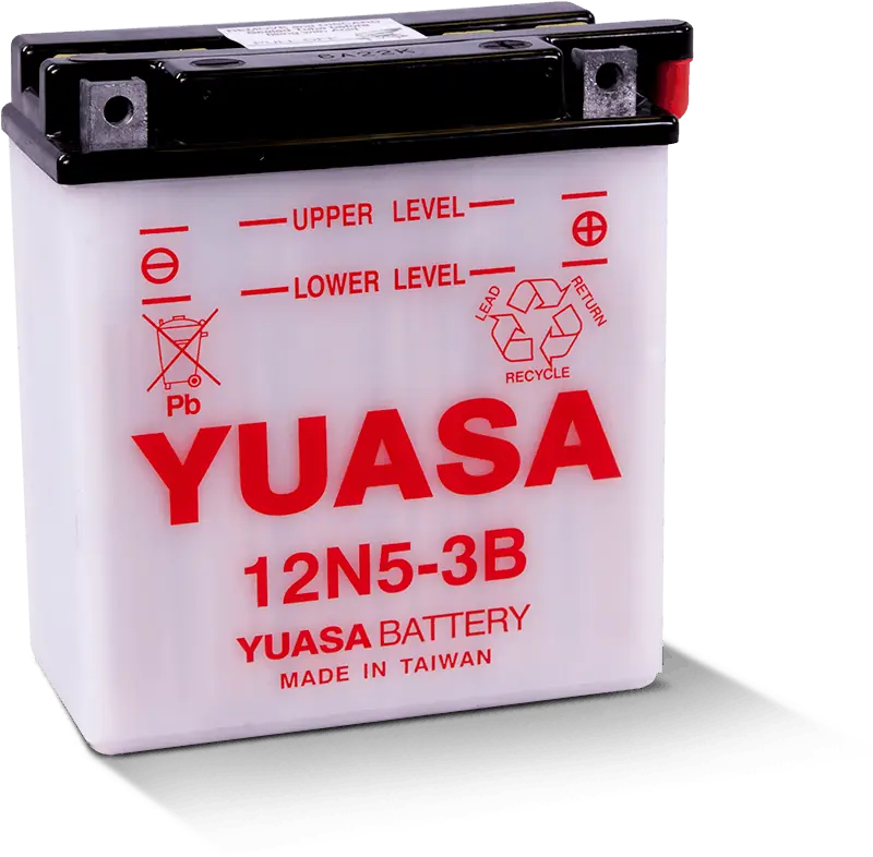 Motorcycle 12N5-3B 12V 40 CCA 5 AH Flooded Lead Acid Powersports Battery