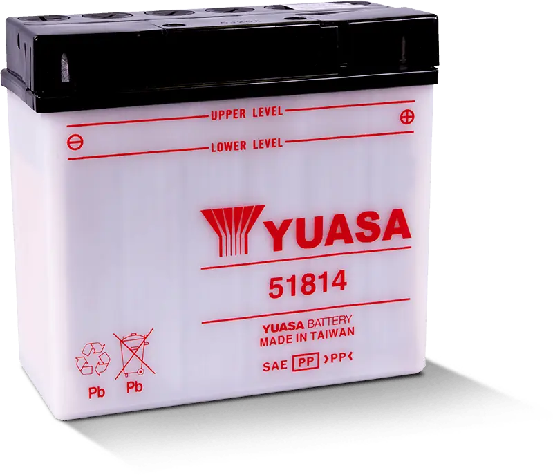 Motorcycle 51814 12V 235 19AH Flooded Lead Acid Powersports Battery