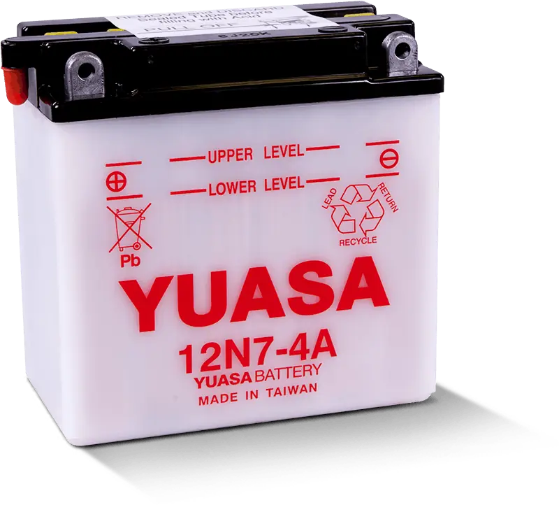 Motorcycle 12N7-4A 12V 74 CCA 7 AH Flooded Lead Acid Powersports Battery