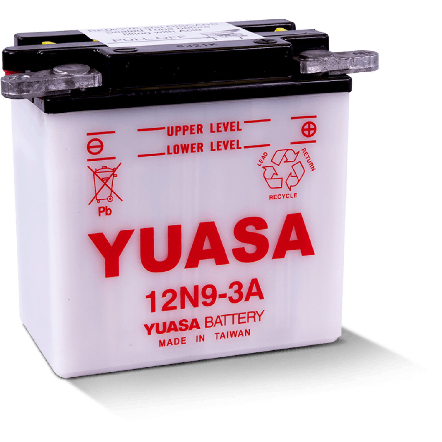 Motorcycle 12N9-3A 12V 85CCA 9AH Flooded Lead Acid Powersports Battery