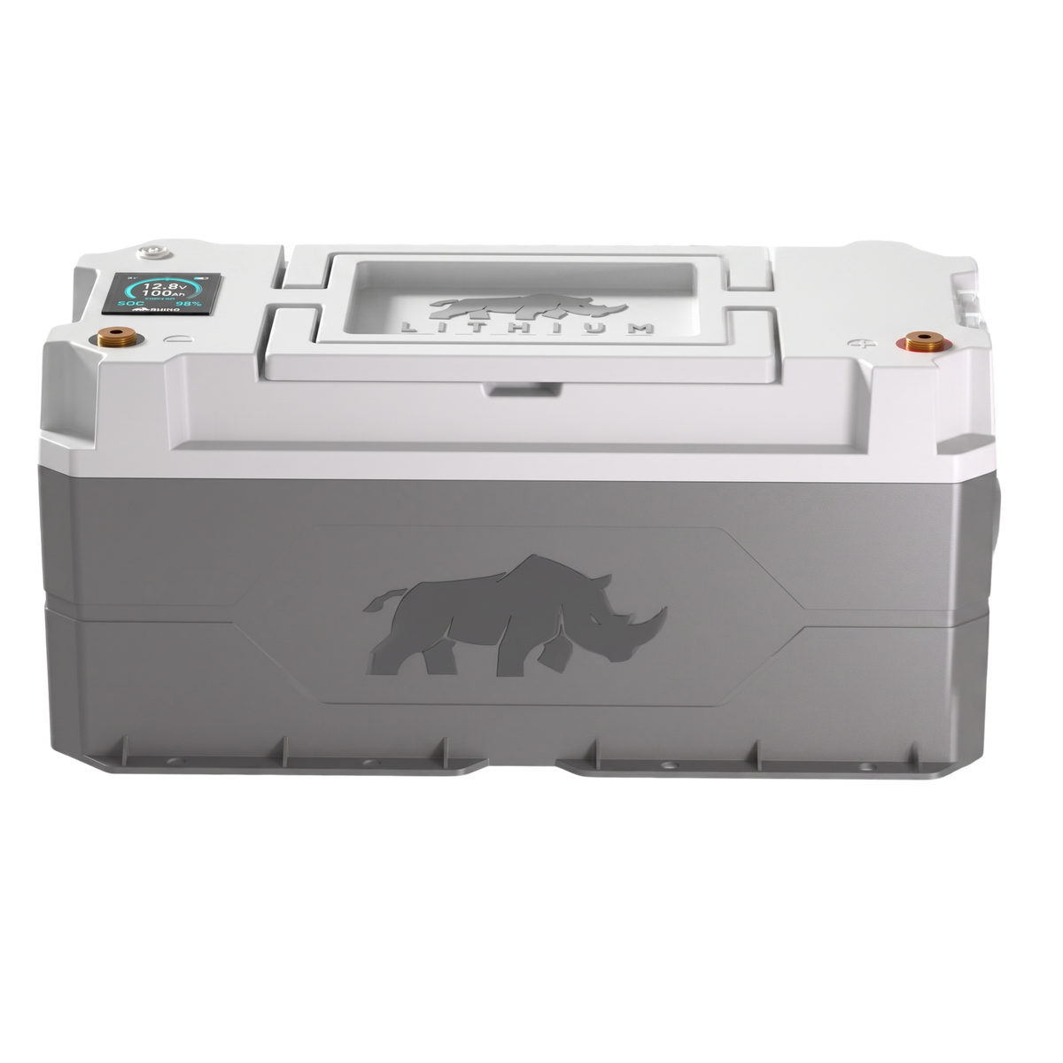 Lithium Rhino LR38V120AH-M 36V 120Ah lithium marine battery with gray waterproof case