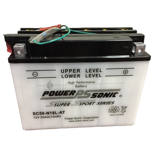 Motorcycle C50-N18L-AT 12V 250CCA 20Ah Flooded Lead Acid Powersports Battery