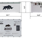 Lithium Rhino 48V 120Ah lithium battery spec sheet with 22.1 x 14.6 x 9.3 inch dimension drawing
