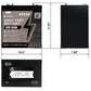Spec sheet and dimension drawing for the Lithium Rhino LR51V50AH 48V 50Ah lithium golf cart battery