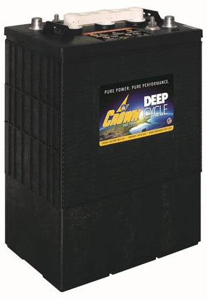 Crown Battery CR-390 6V 390Ah Flooded Deep Cycle Battery - Group 903, Heavy-Duty, USA Made