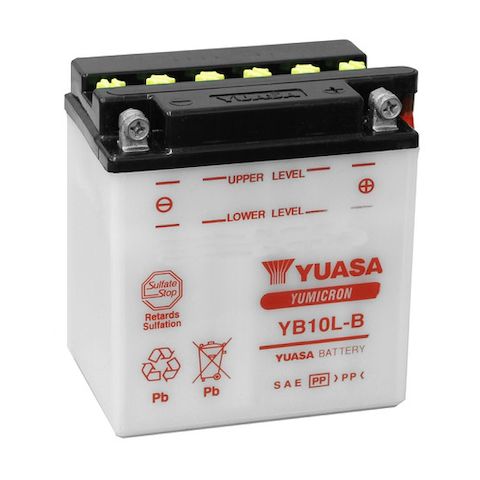 Motorcycle CB10L-B 12V 160 CCA 11 AH Flooded Lead Acid Powersports Battery