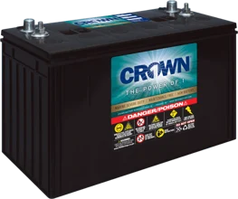 CROWN CRV31M 12V 105Ah AGM Deep Cycle Battery - Group 31, Marine, USA Made
