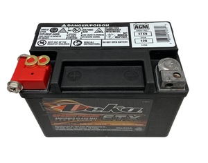 Deka ETX9 12V 120CCA 8Ah AGM Powersports Battery, USA Made
