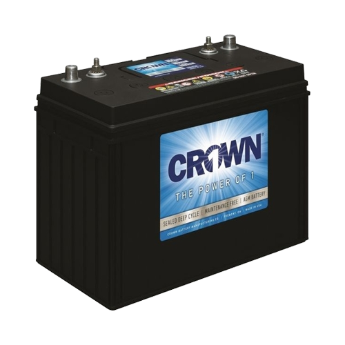 Crown 12CRV230 12V 230Ah AGM Deep Cycle Battery - Group CR-185, Commercial & Marine