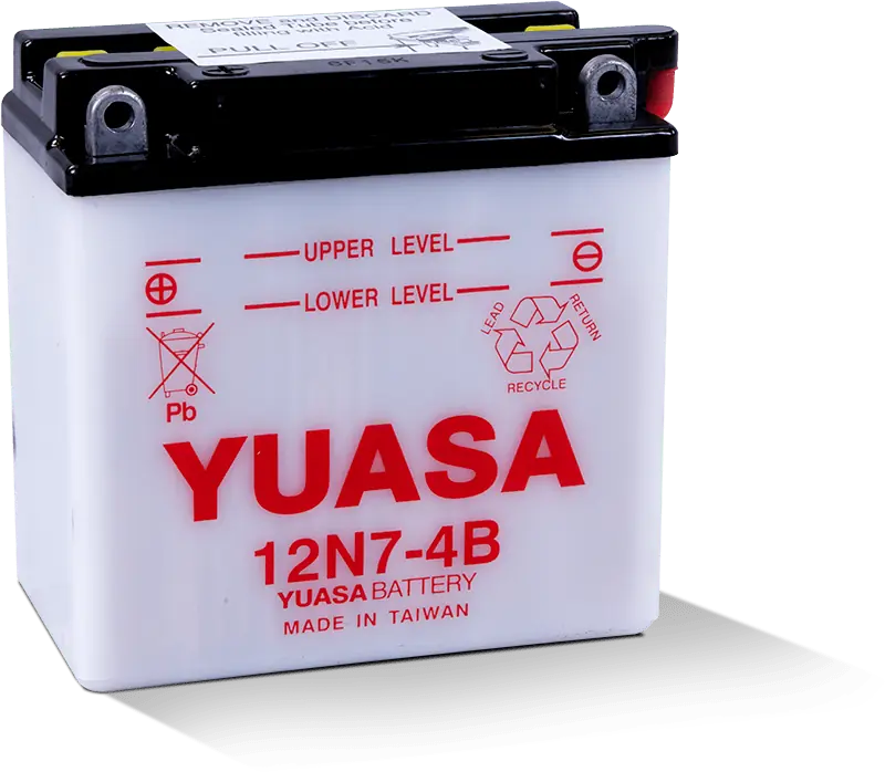 Motorcycle 12N7-4B 12V 74 CCA 7 AH Flooded Lead Acid Powersports Battery