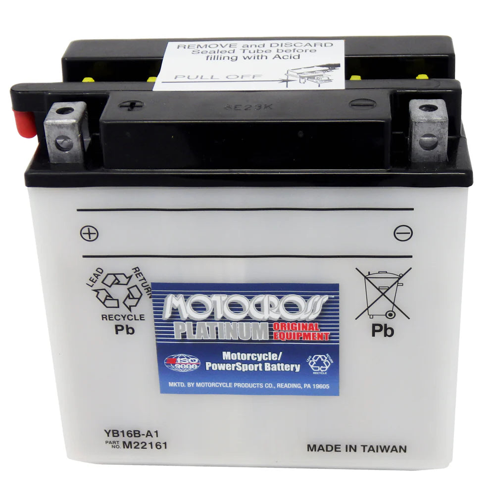 Motorcycle CB16B-A1 12V 200CCA 16Ah Flooded Lead Acid Powersports Battery