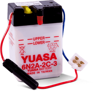Motorcycle 6N2A-2C-3 6V Flooded Lead Acid 2AH Powersports Battery