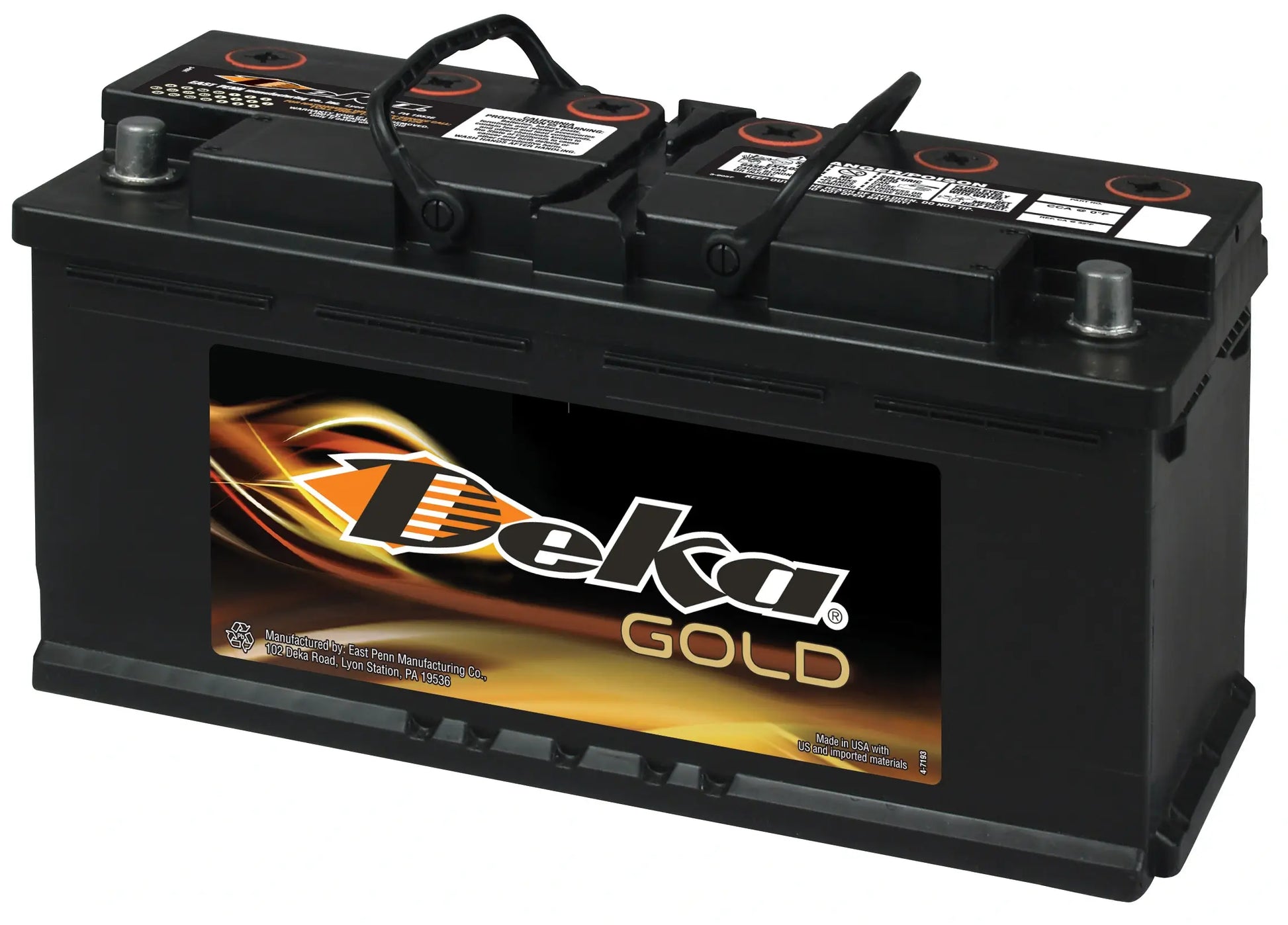 Deka Group 95R 950 CCA Flooded Lead Acid Automotive Battery - 5 Year Warranty, USA Made