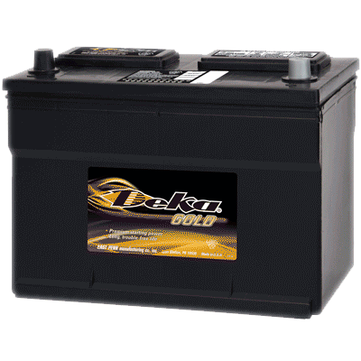 Deka Group 64 620 CCA Flooded Lead Acid Automotive Battery - 5 Year Warranty, USA Made