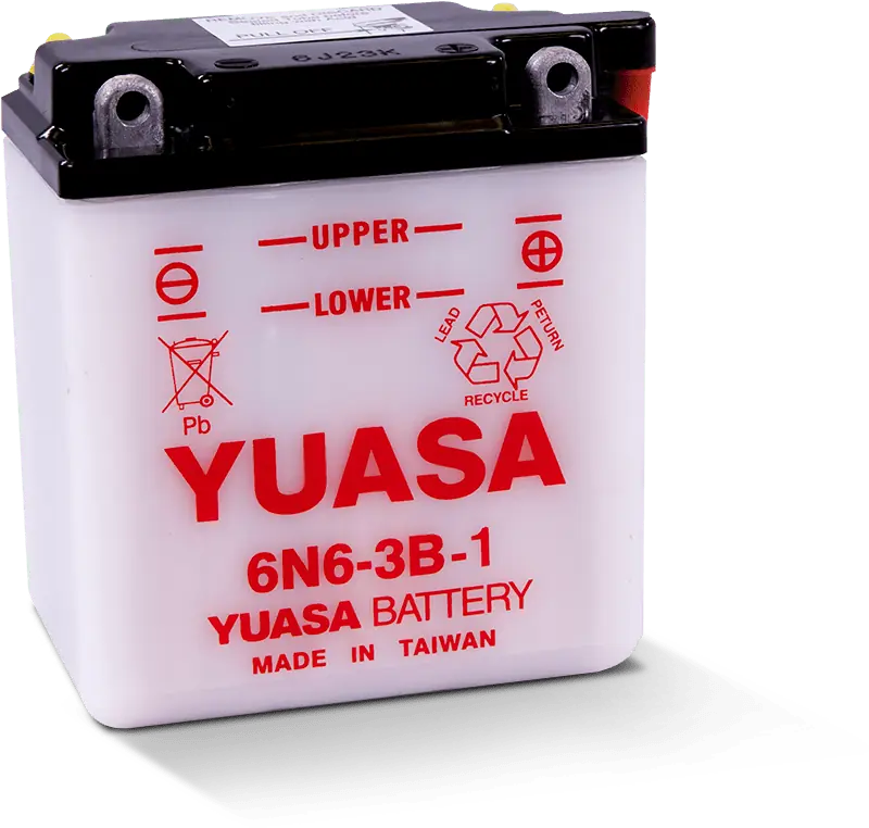 Motorcycle 6N6-3B-1 6V 6 AH Flood Lead Acid Powersports Battery
