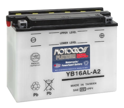 Motorcycle CB16AL-A2 12V 200CCA 16Ah Flooded Lead Acid Powersports Battery