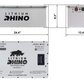 Lithium Rhino LR76V105AH spec sheet with dimension drawing, 24.4 x 13.4 x 9.3 inch 76.8V 105Ah lithium battery