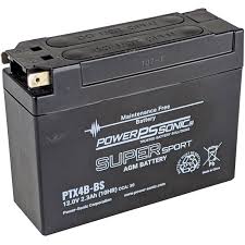 Motorcycle PTX4B-BS 12V 40CCA 2.3Ah AGM Powersports Battery