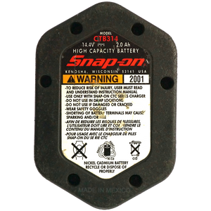 Snap-On 14.4V CTB314 Ni-Cd Battery Re-Cell Service