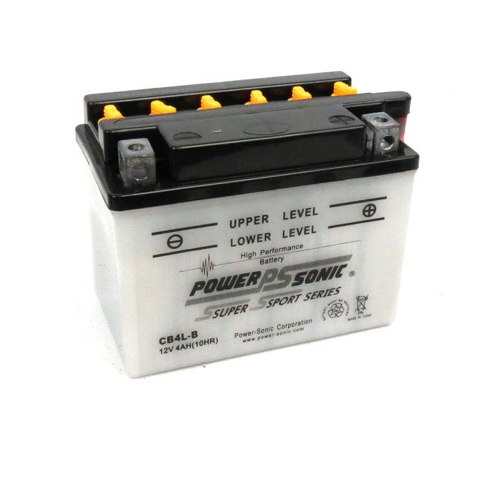 Motorcycle CB4L-B 12V 50CCA 4Ah Flooded Lead Acid Powersports Battery