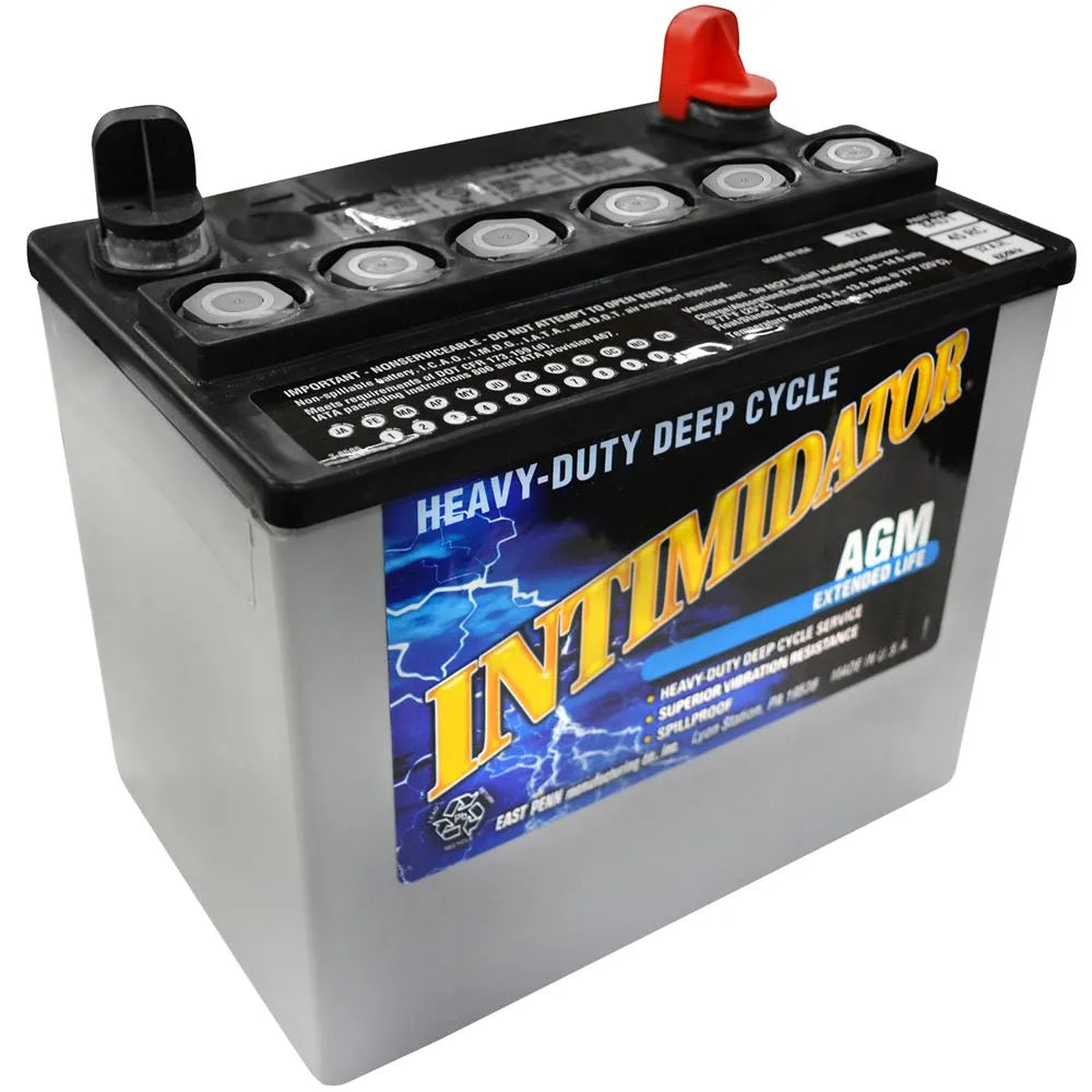 Deka 8AU1 12V 31.6Ah AGM Deep Cycle Battery - Group U1, Mobility & Solar, USA Made