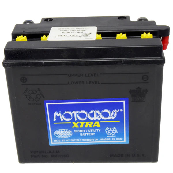 Motorcycle CB16HL-A-LM 12V 210CCA 16Ah Flooded Lead Acid Powersports Battery