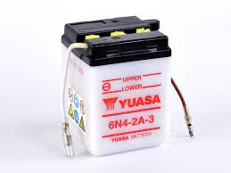 Motorcycle 6N4-2A-3 6V 4AH Flooded Lead Acid Powersports Battery