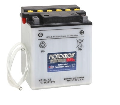 Motorcycle CB14L-A2 12V 190CCA 14Ah Flooded Lead Acid Powersports Battery