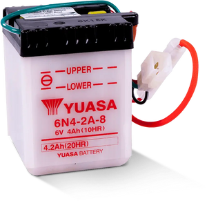 Motorcycle 6N4-2A-8 6V N/A 4AH Flooded Lead Acid Powersports Battery