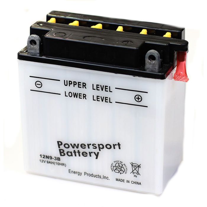 Motorcycle 12N9-3B 12V 90 CCA 9 AH Flooded Lead Acid Powersports Battery