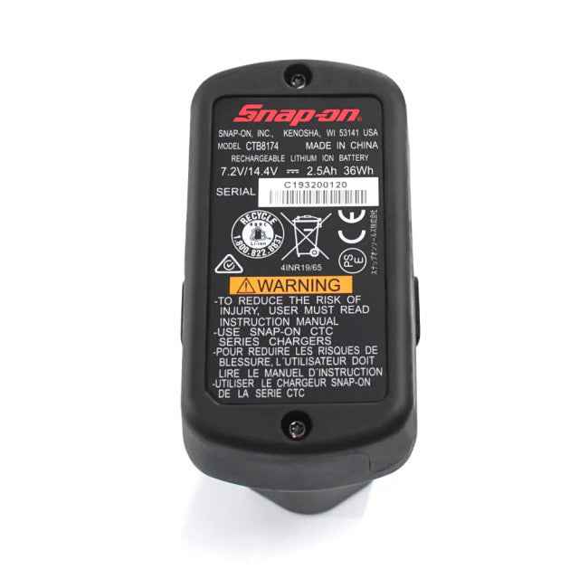 Snap-On CTB8174 14.4V Battery Re-Cell Service | Professional Tool Battery Rebuild Service