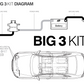 XS Power BIG3XS, XS FLEX, 1/0, 350A Big 3 Upgrade Kit - Bulldog Battery, Inc.