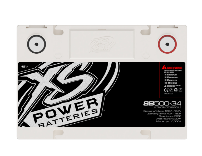 XS Power SB500-34, 12V BCI Group 34, Super Capacitor Bank - Bulldog Battery, Inc.