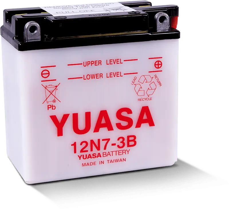 Motorcycle 12N7-3B 12V 74 CCA 7 AH Flooded Lead Acid Powersports Battery