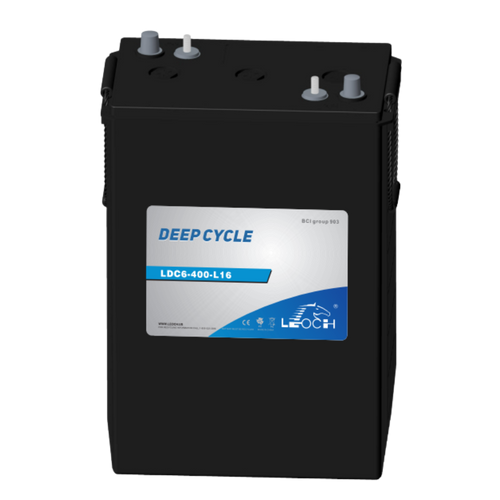 Crown 6CRV330 6V 330Ah AGM Deep Cycle Battery - Group L16, Powersports USA Made