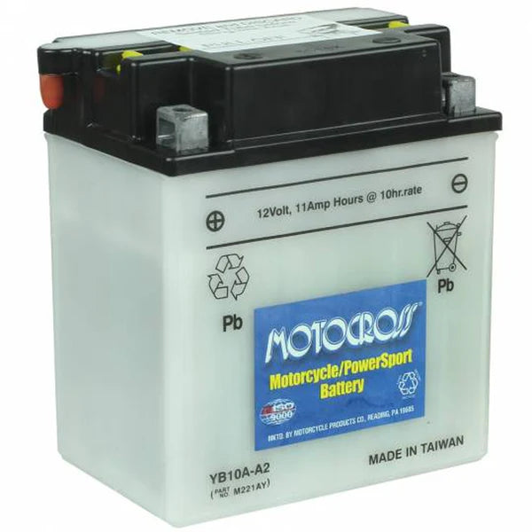 Motorcycle CB10A-A2 12V 160CCA 11Ah Flooded Lead Acid Powersports Battery