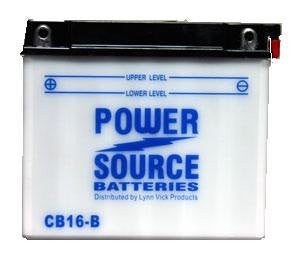 Motorcycle CB16-B 12V 240CCA 19Ah Flooded Lead Acid Powersports Battery