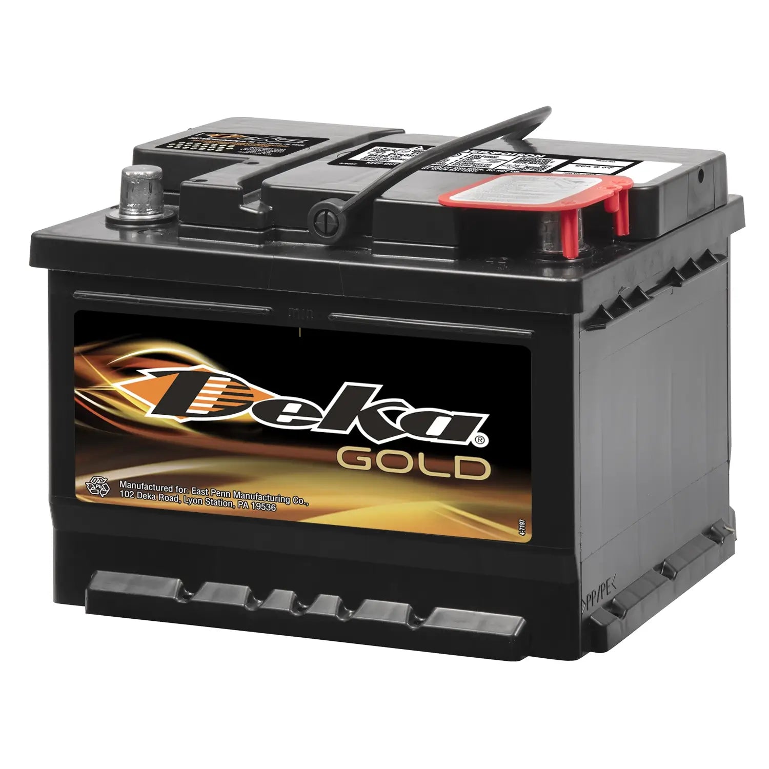 Deka Group 90 600 CCA Flooded Lead Acid Automotive Battery - 5 Year Warranty, USA Made