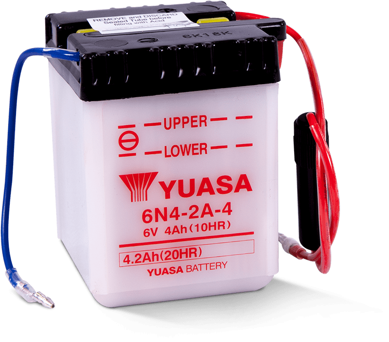 Motorcycle 6N4-2A-4 6V 4AH Flooded Lead Acid Powersports Battery