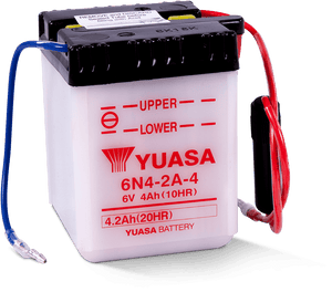 Motorcycle 6N4-2A-4 6V 4AH Flooded Lead Acid Powersports Battery