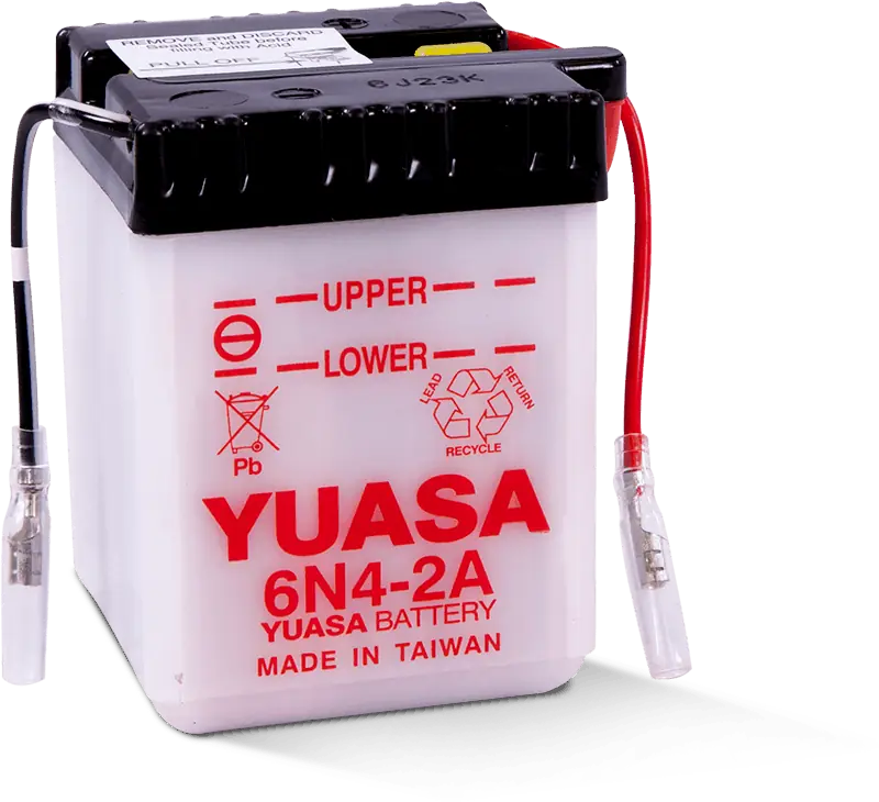 Motorcycle 6N4-2A 6V 4 AH Flooded Lead Acid Powersports Battery