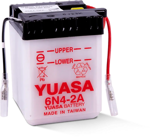 Motorcycle 6N4-2A 6V 4 AH Flooded Lead Acid Powersports Battery